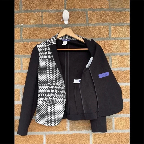 Les Copains Women's 2 Button Plaid Tartan
Wool Blend Blazer XS - Picture 11 of 11